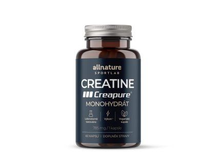 Allnature Sportlab Creatine Creapure® monohydrát 60 kapsúl