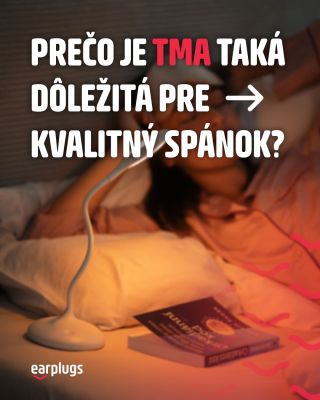 Tma nie je detail. Tma je základ. 🌙 Aj malé svetlo drží mozog v strehu a spomaľuje tvorbu melatonínu. Zatvorené oči...